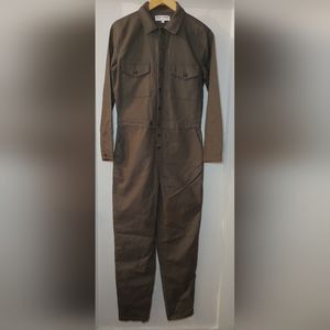 American Apparel Women Long Sleeve Twill Coverall | Size XS